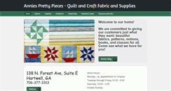 Desktop Screenshot of anniesprettypieces.com